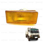 ไฟหรี่ในกันชน ข้างขวา 24V 1 ชิ้น ฝาเหลือง สำหรับ Mitsubishi Fuso Fuso FN527 FV87 FM 850 Truck ปี 1986-1994